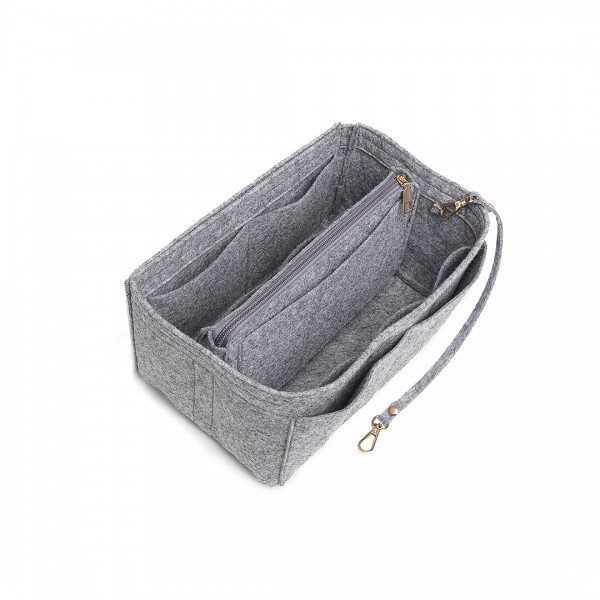 EB6932 - Kono Multi Compartment Handbag Organiser - Light Grey
